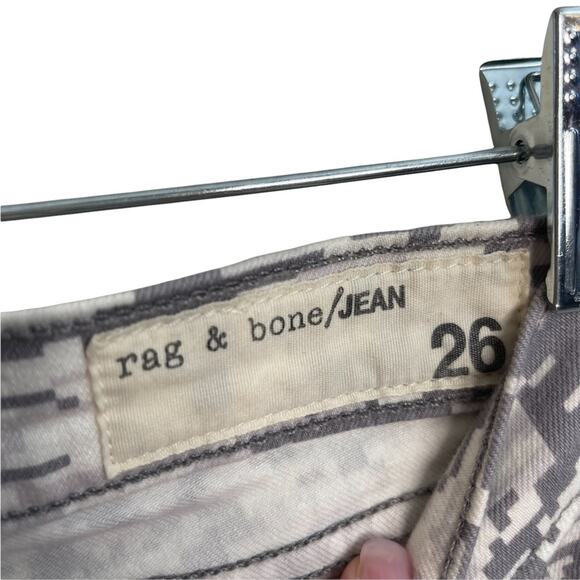 Rag & Bone Gray Digital Camo Skinny Jeans - Picture 5 of 9